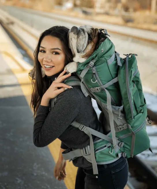 Kolossus | Big Dog Carrier & Backpacking Pack - Myrtle Green