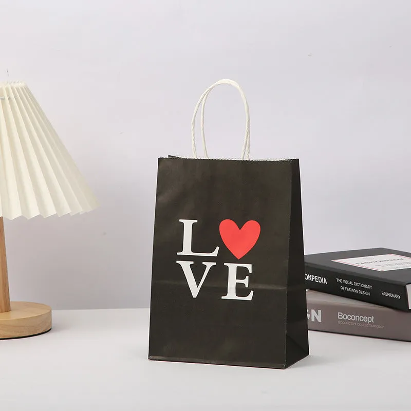 Kraft Paper Bag Love Gift Wrapping