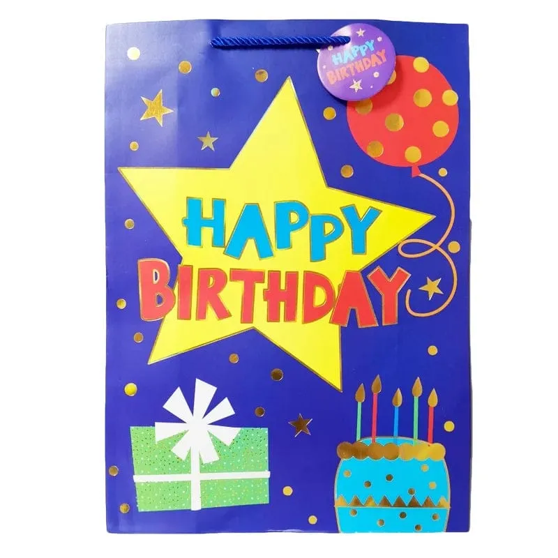 Krus HAPPY BIRTHDAY Gift Bag (L) - 6099189320324