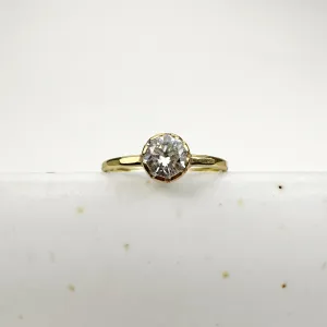 Lab-Made Diamond Petal Ring | .50ct