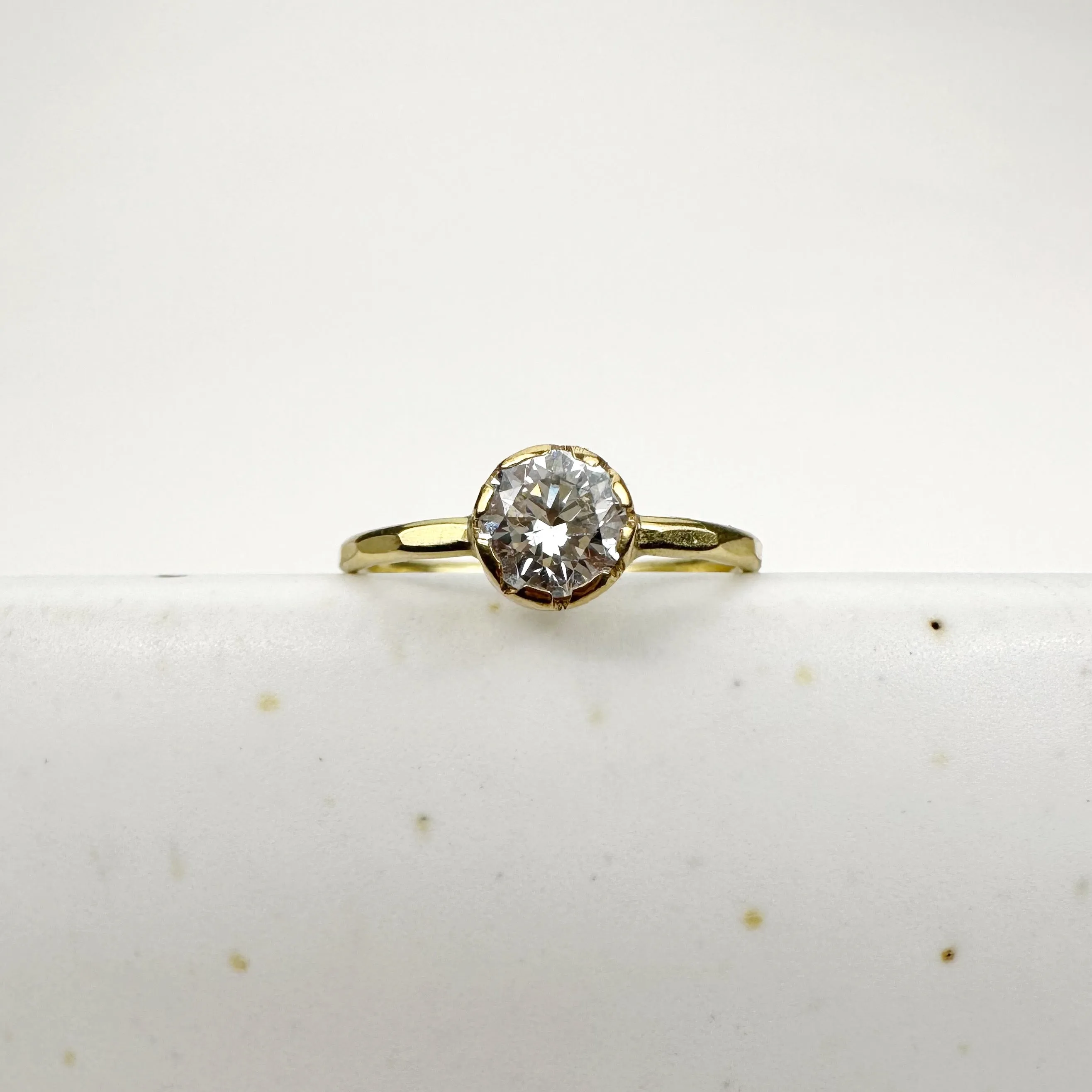 Lab-Made Diamond Petal Ring | .50ct