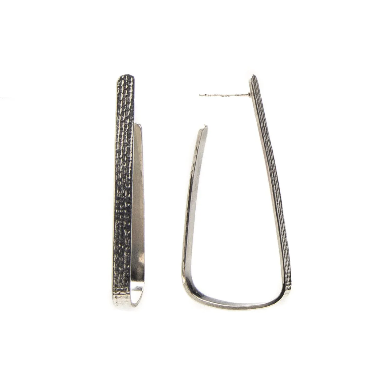 Linen Textured Earrings