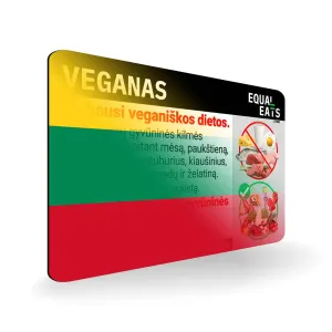 Lithuanian Vegan Card