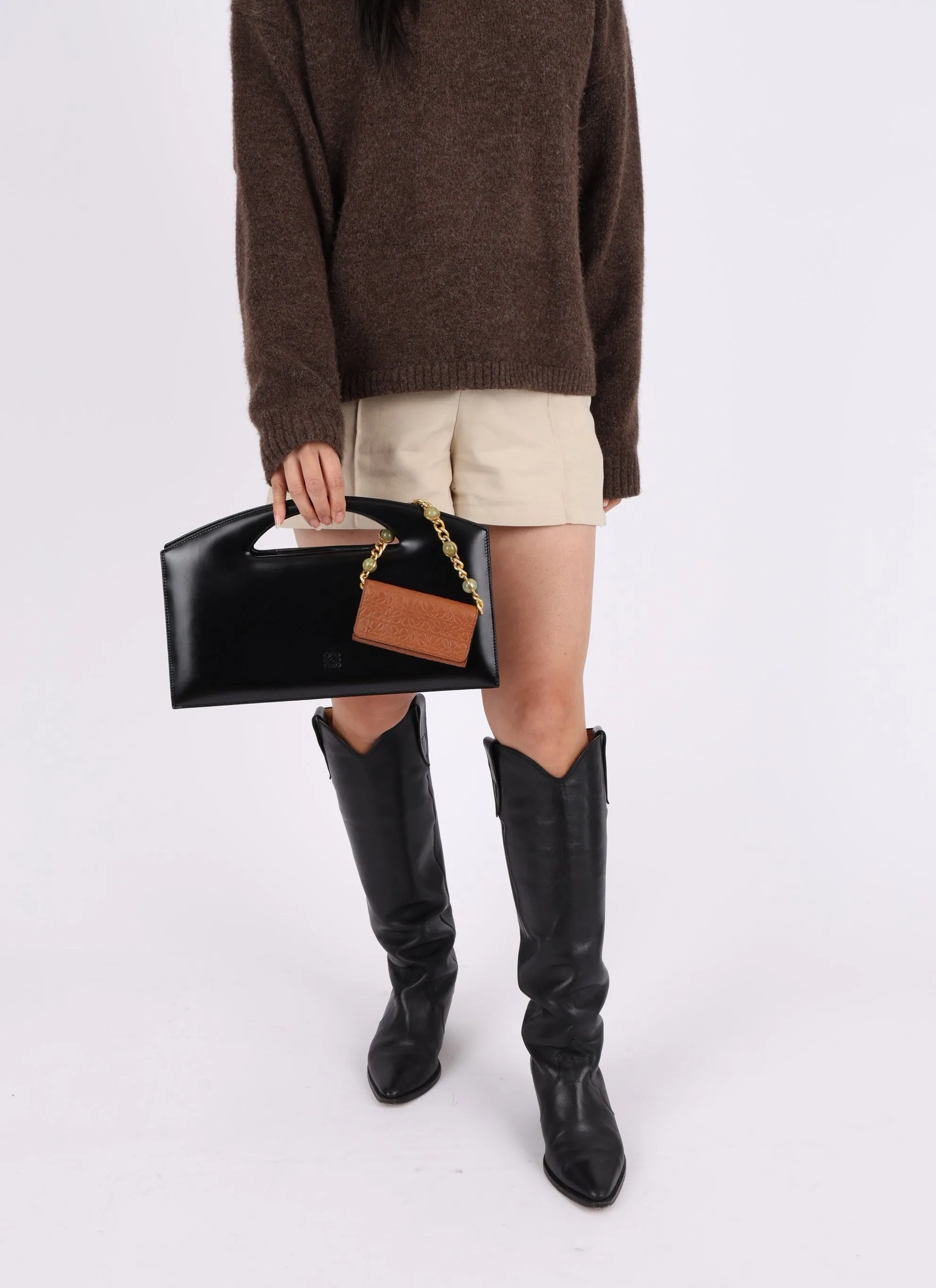 Loewe Anagram Key Pouch w/ Chain