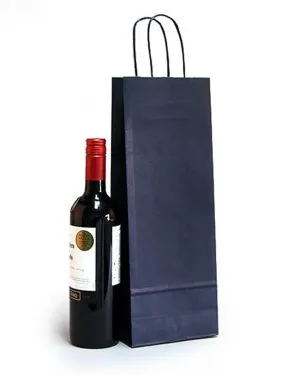 Luxury Blue Bottle Gift Bag