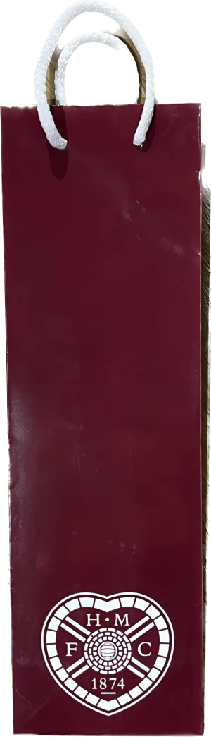 Maroon Bottle Gift Bag