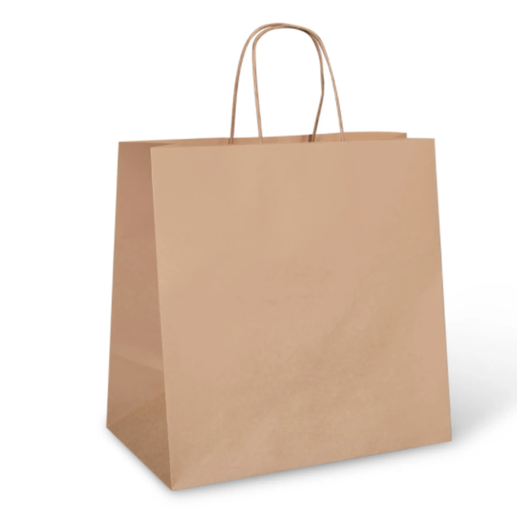 Maxvalu Kraft Paper Carry Bags Twist Handle Medium