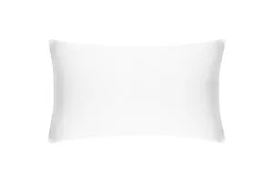 Mayfairsilk Brilliant White Boudoir Pure Silk Cushion Cover