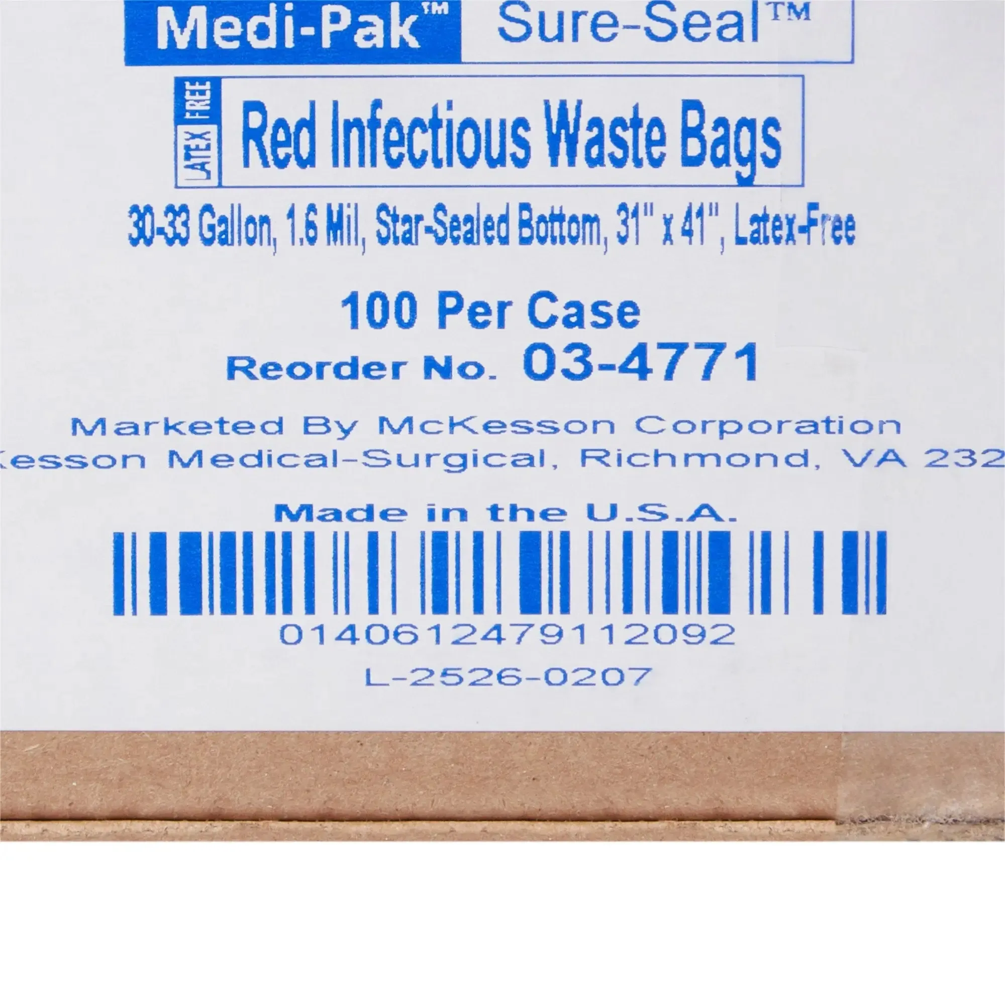 Medi-Pak™ SURE-SEAL™ Infectious Waste Bag