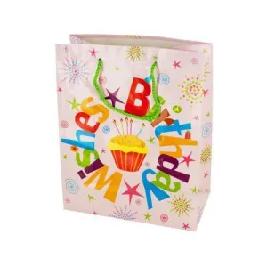 Medium Birthday Wishes Gift Bag ( Case of 72 )