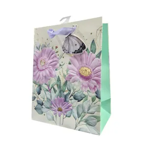 Medium Floral Gift Bag - 23cm x 18cm x 10cm