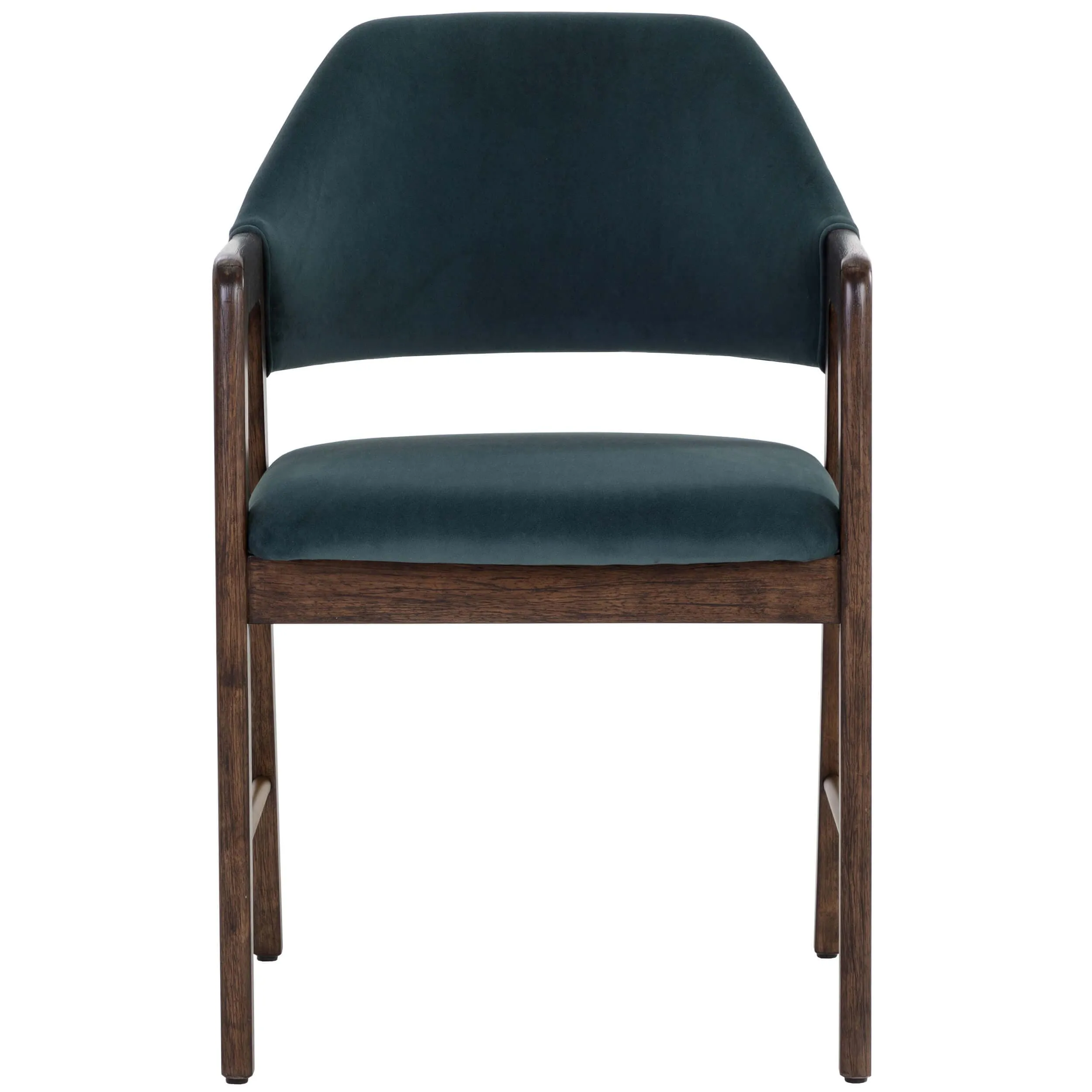 Milton Arm Chair, Meg Dusty Teal/Smoke Acacia, Set of 2