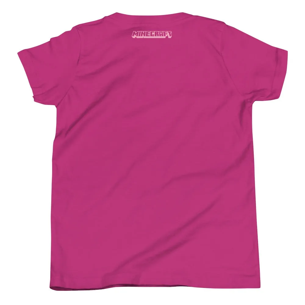 Minecraft Trails & Tales Cherry Blossom Sniffer Kids T-Shirt
