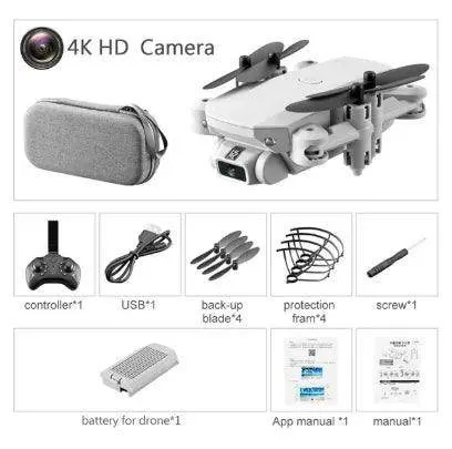 Mini Drone 4K Camera with Optical Flow Localization