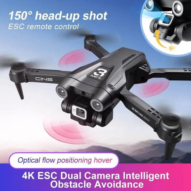 Mini Drone 4K Camera with Optical Flow Localization