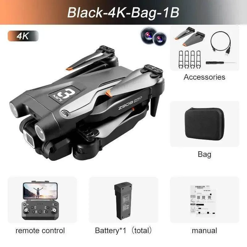 Mini Drone 4K Camera with Optical Flow Localization