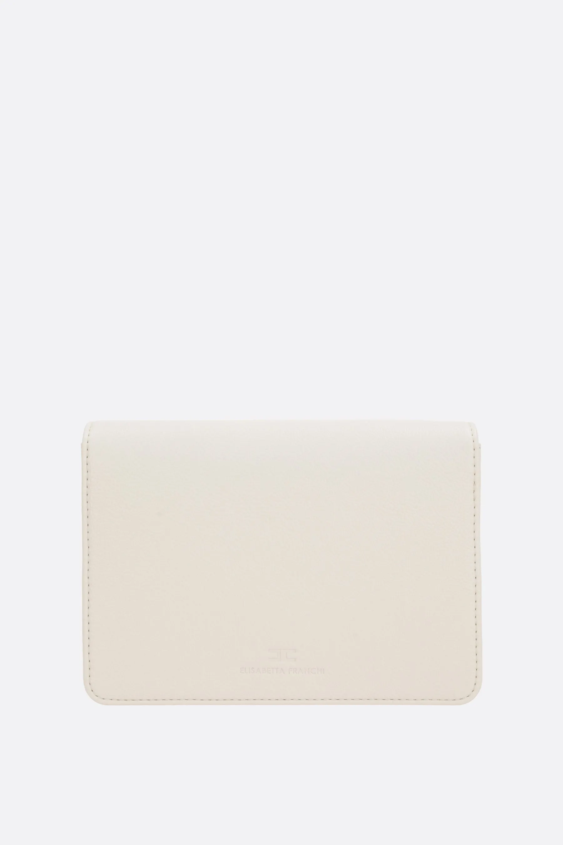 Mini Grommet Chain Faux Leather Shoulder Bag