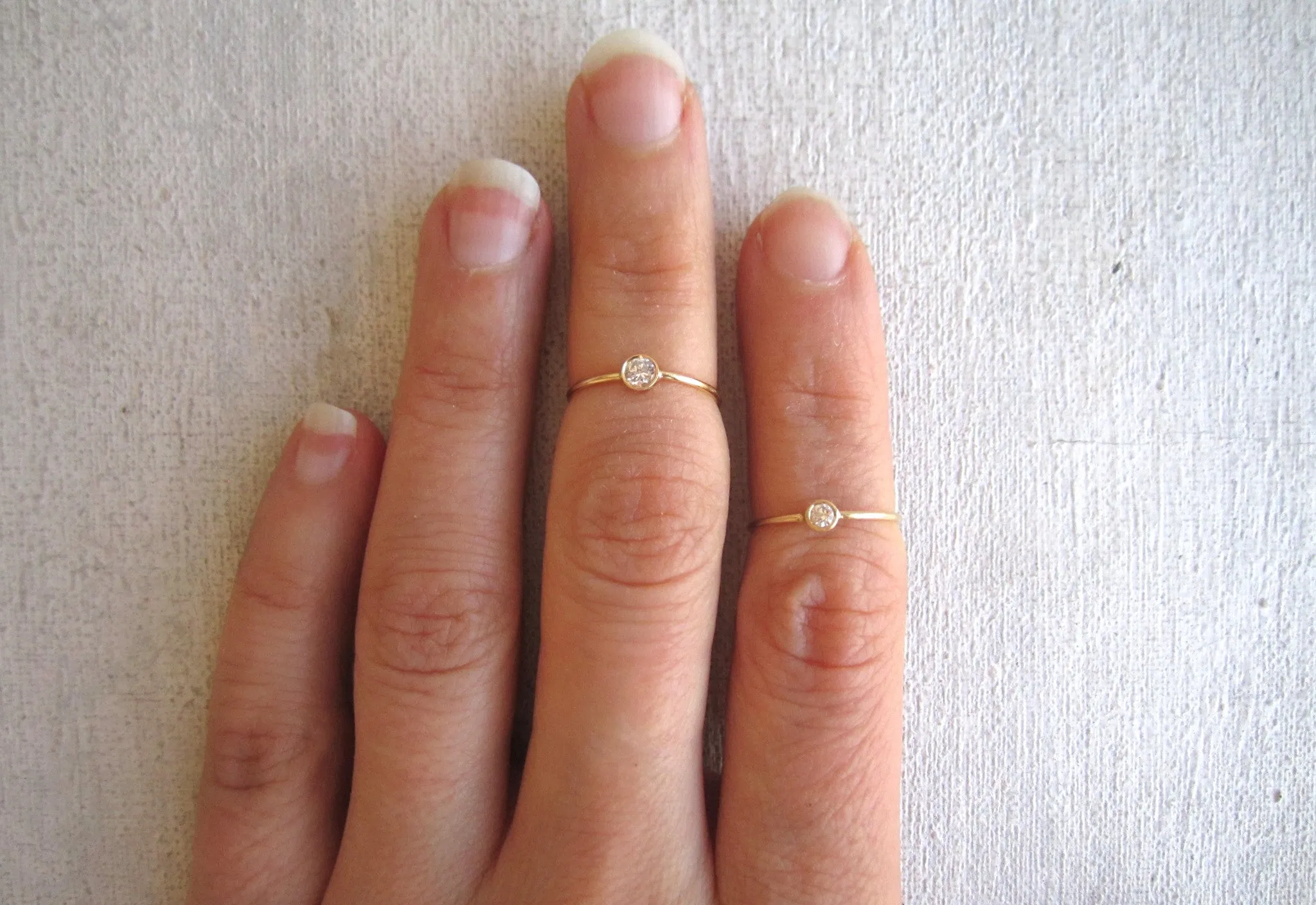 Mini Knuckle Ring | .05ct