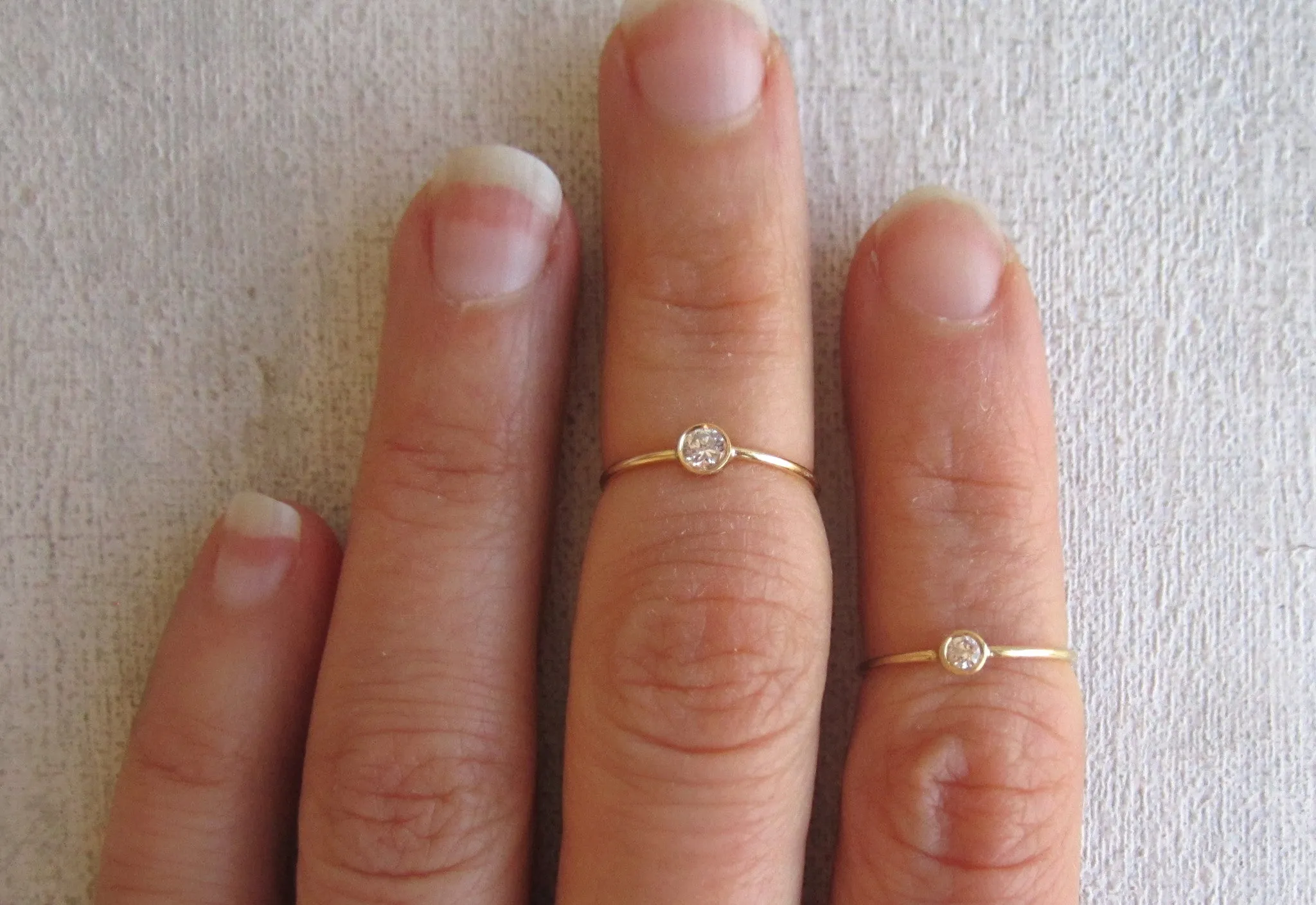 Mini Knuckle Ring | .10ct