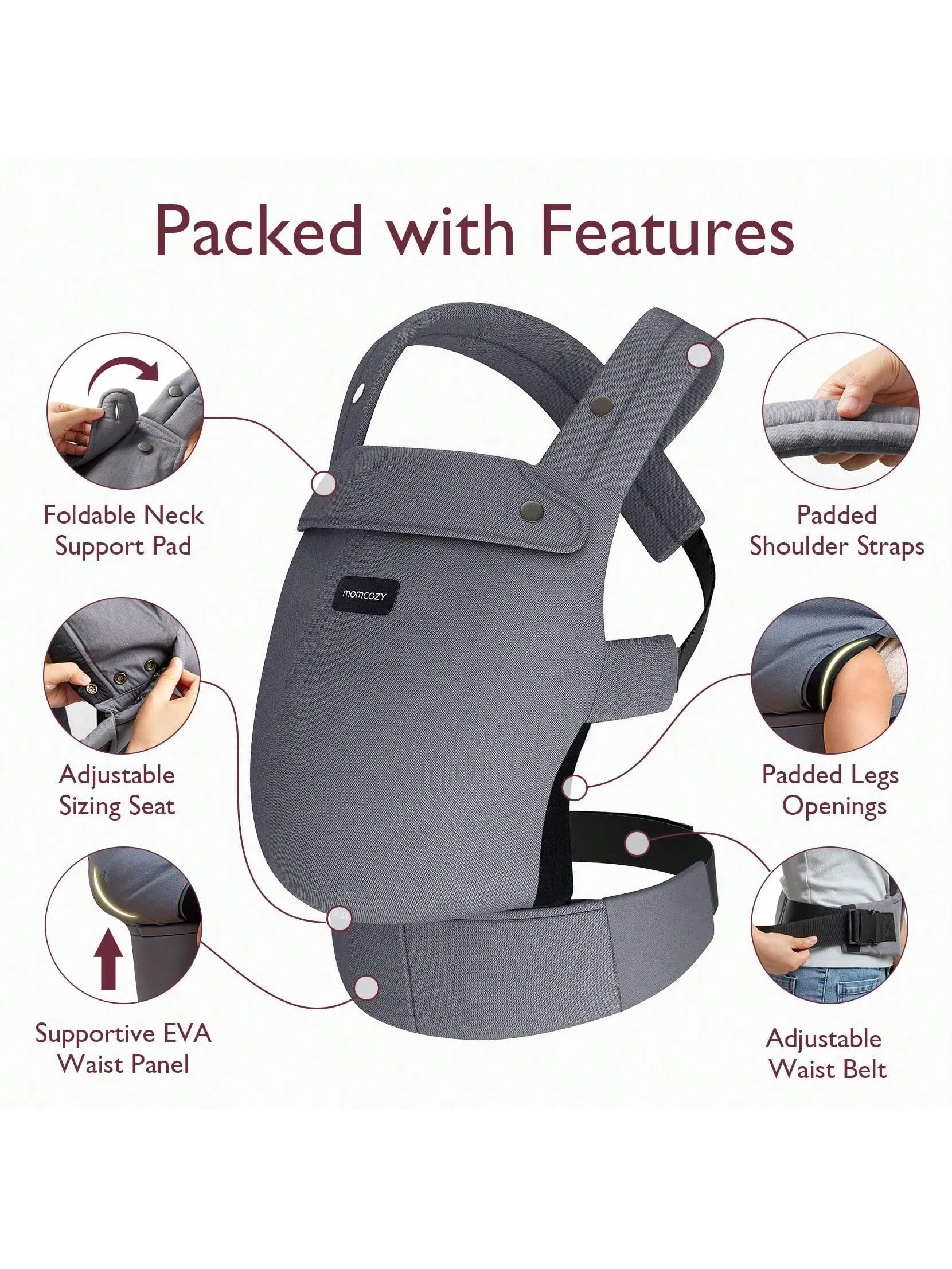 Momcozy Baby Carrier Newborn to Toddler