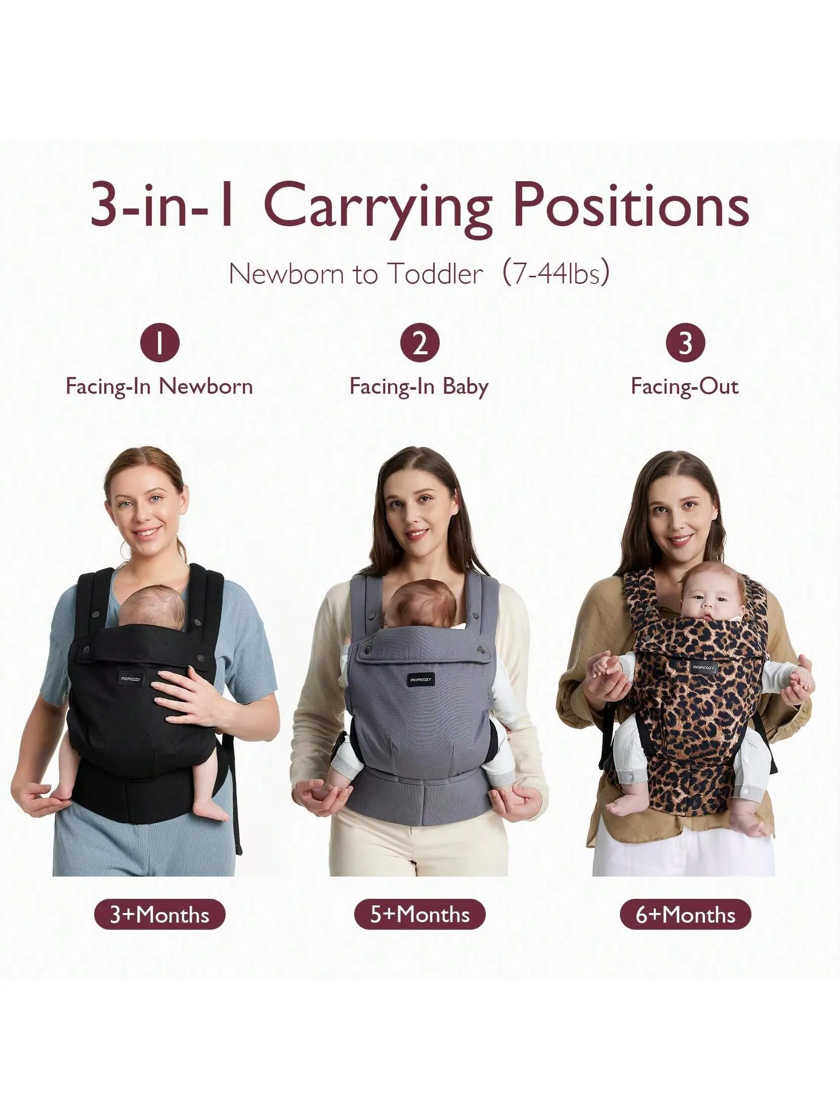 Momcozy Baby Carrier Newborn to Toddler