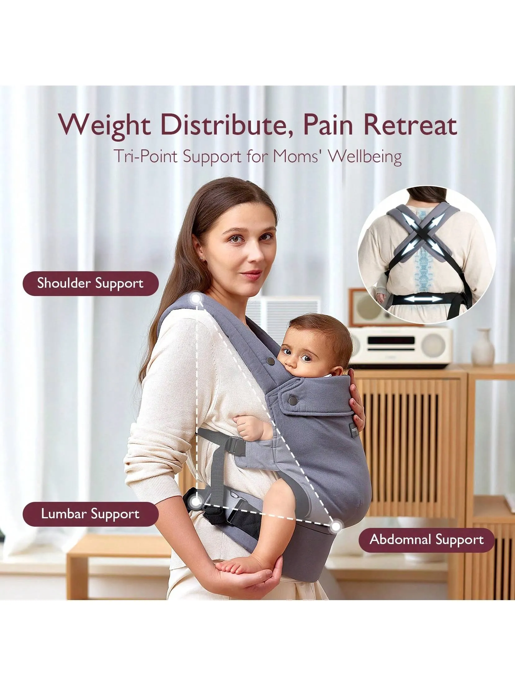 Momcozy Baby Carrier Newborn to Toddler