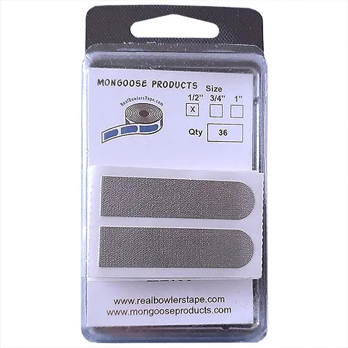 Mongoose Real Bowlers Tape <br>Textured Insert Tape <br>Silver