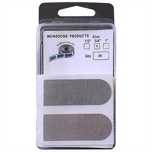 Mongoose Real Bowlers Tape <br>Textured Insert Tape <br>Silver