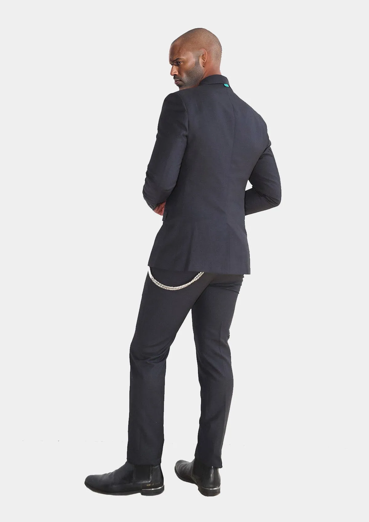 Monroe Shimmer Black Suit