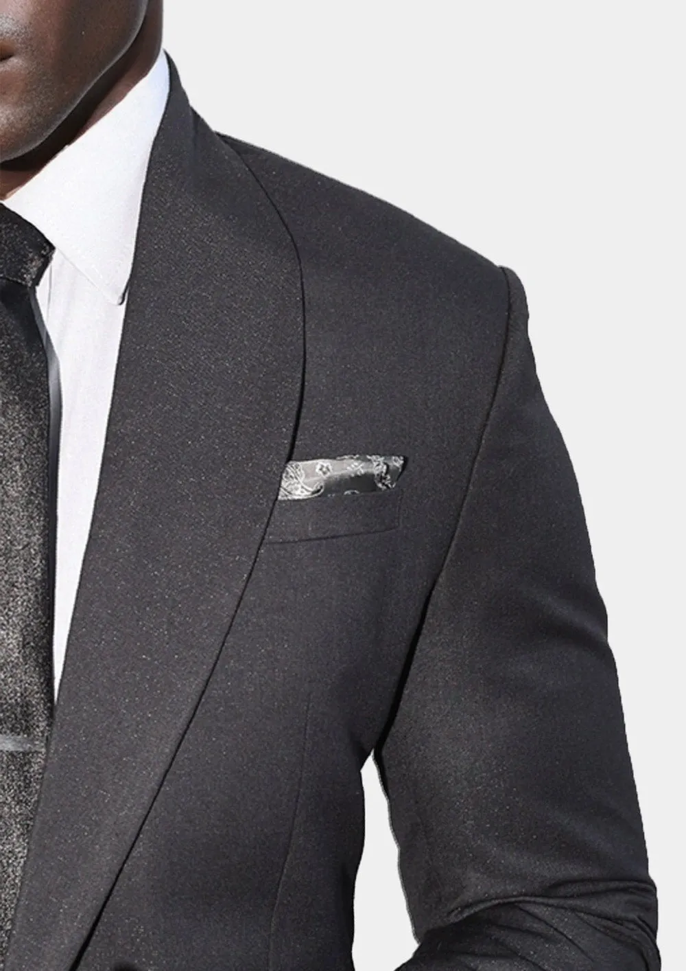 Monroe Shimmer Black Suit