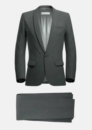 Monroe Shimmer Grey Suit