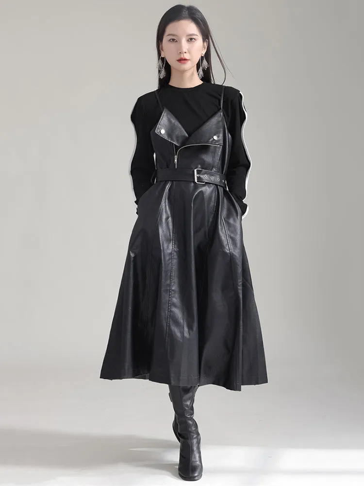 Musset Vegan Leather Dress
