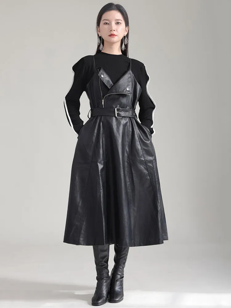 Musset Vegan Leather Dress