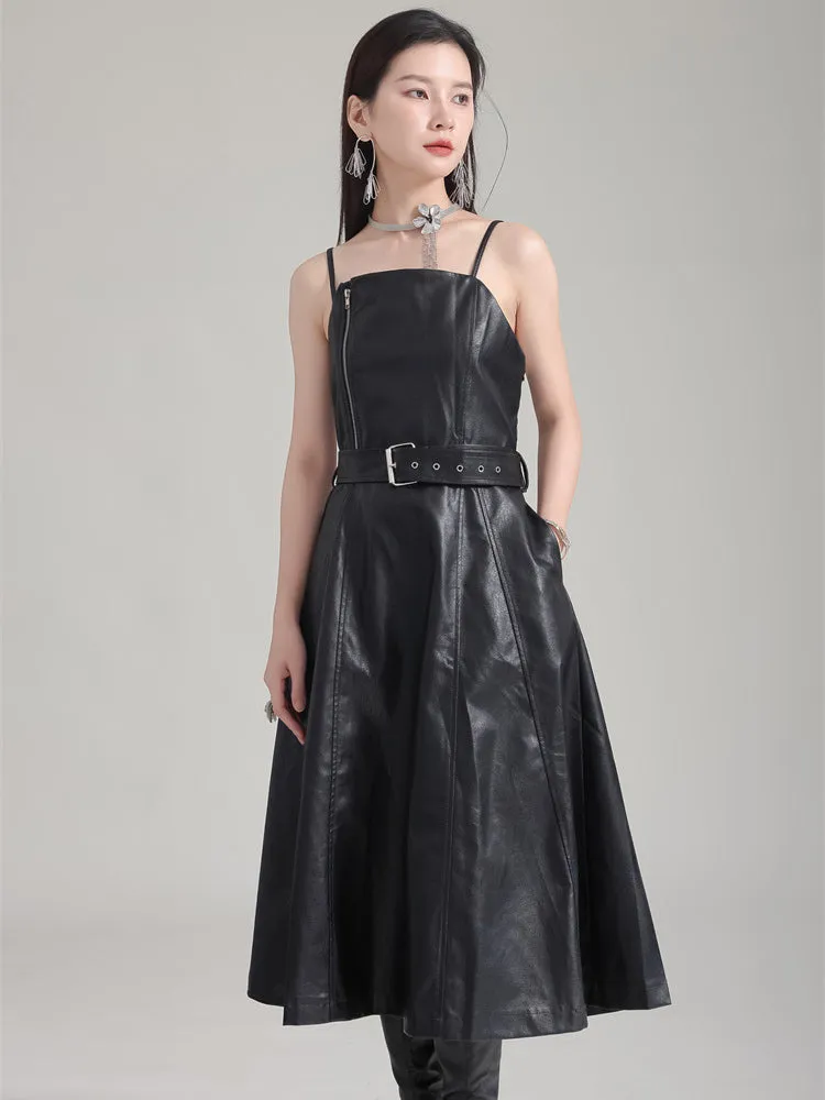 Musset Vegan Leather Dress