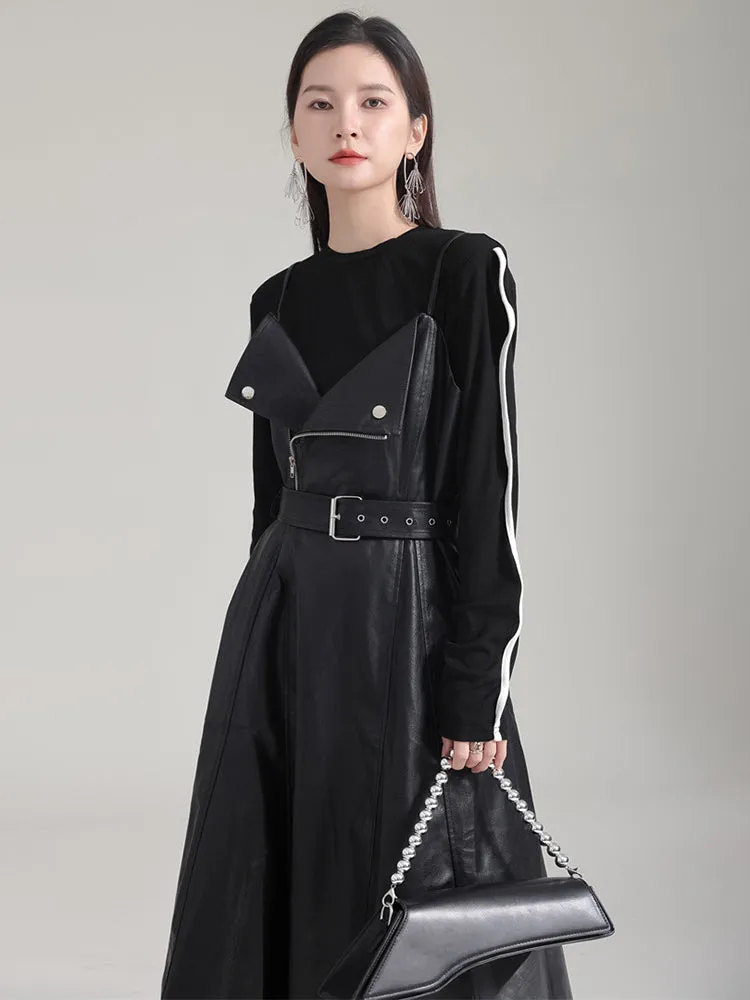 Musset Vegan Leather Dress