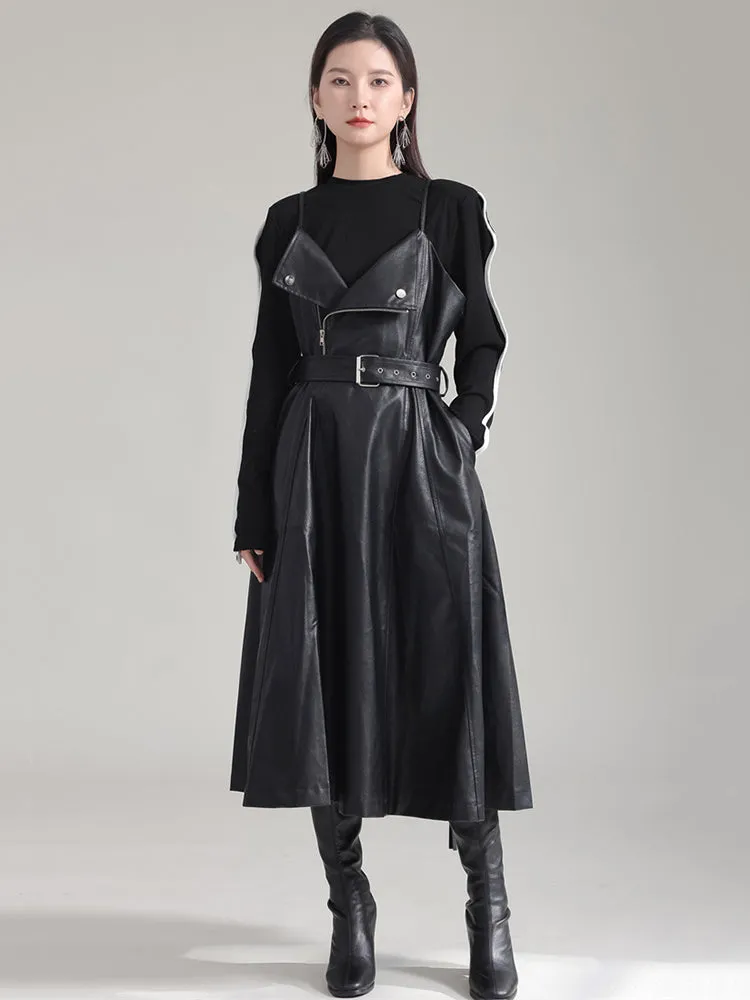 Musset Vegan Leather Dress