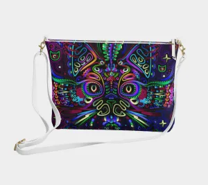 MYSTIC CAT VEGAN LEATHER CROSSBODY PURSE | TAS