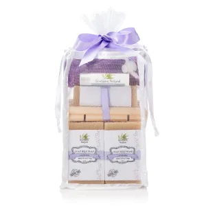 Natural Bath & Body Gift Bag With Extra Soap - Large Gift Set