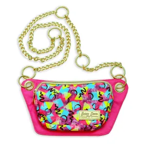 Neon Confetti Print Lisa Convertible Crossbody/Belt Bag