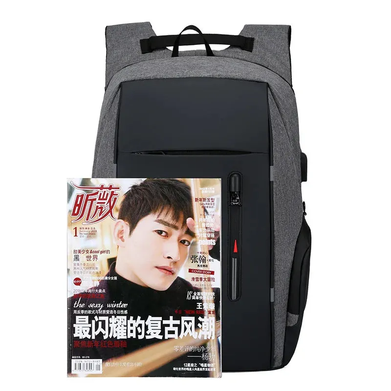 New Anti Theft Backpack Waterproof Business 15.6 16 17 Inch Laptop USB Notebook Travel Bags