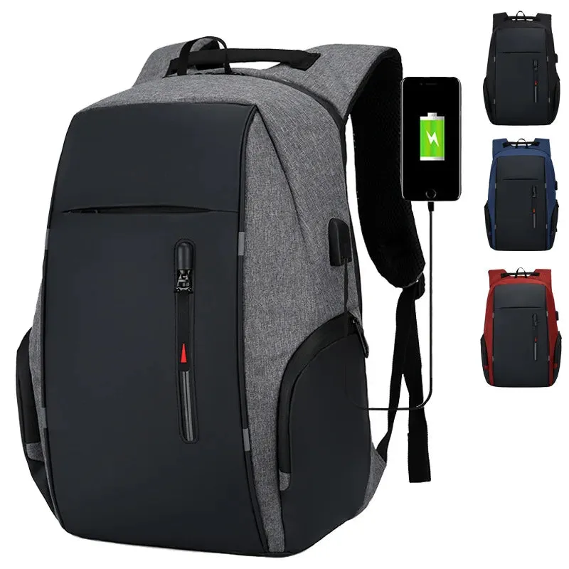 New Anti Theft Backpack Waterproof Business 15.6 16 17 Inch Laptop USB Notebook Travel Bags