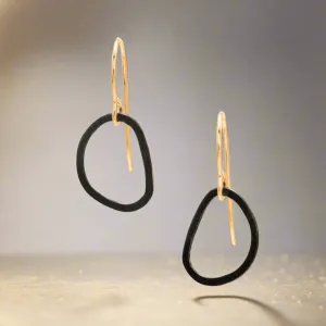 Noir Drop Earring