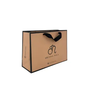 Personalised Luxury Paper Carrier Bags 17 cm - 25 cm - 8 cm From £0.65 each
