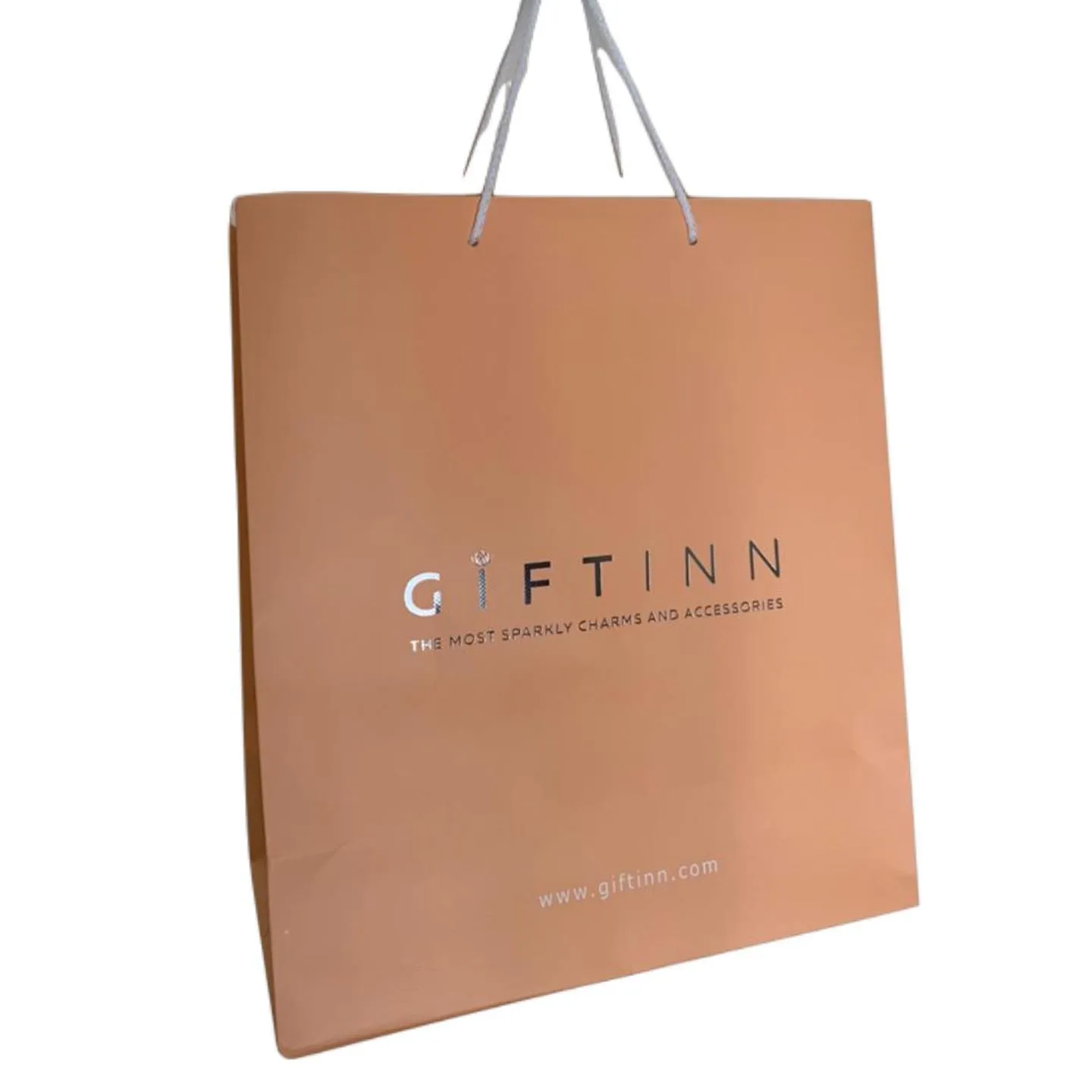 Personalised Luxury Paper Carrier Bags 17 cm - 25 cm - 8 cm From £0.65 each