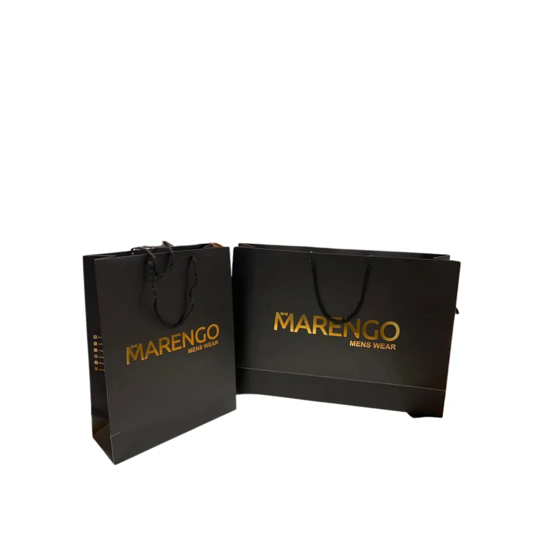 Personalised Luxury Paper Carrier Bags 17 cm - 25 cm - 8 cm From £0.65 each