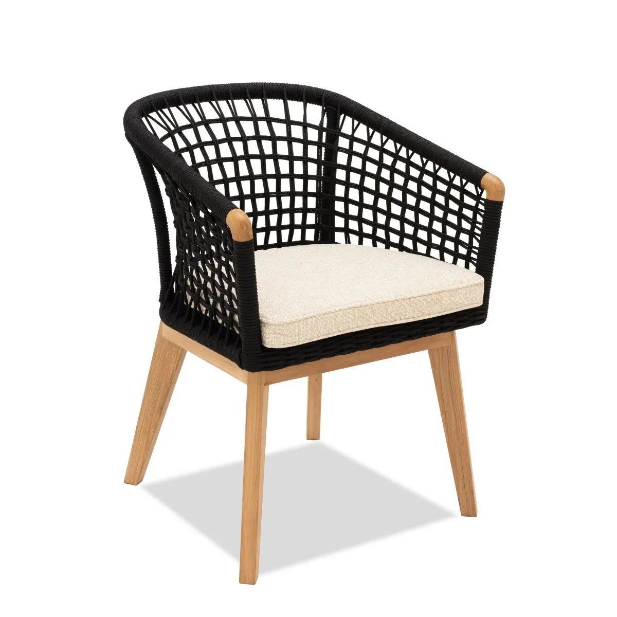 Pimlico Club Dining | Carver Chair Black Rope