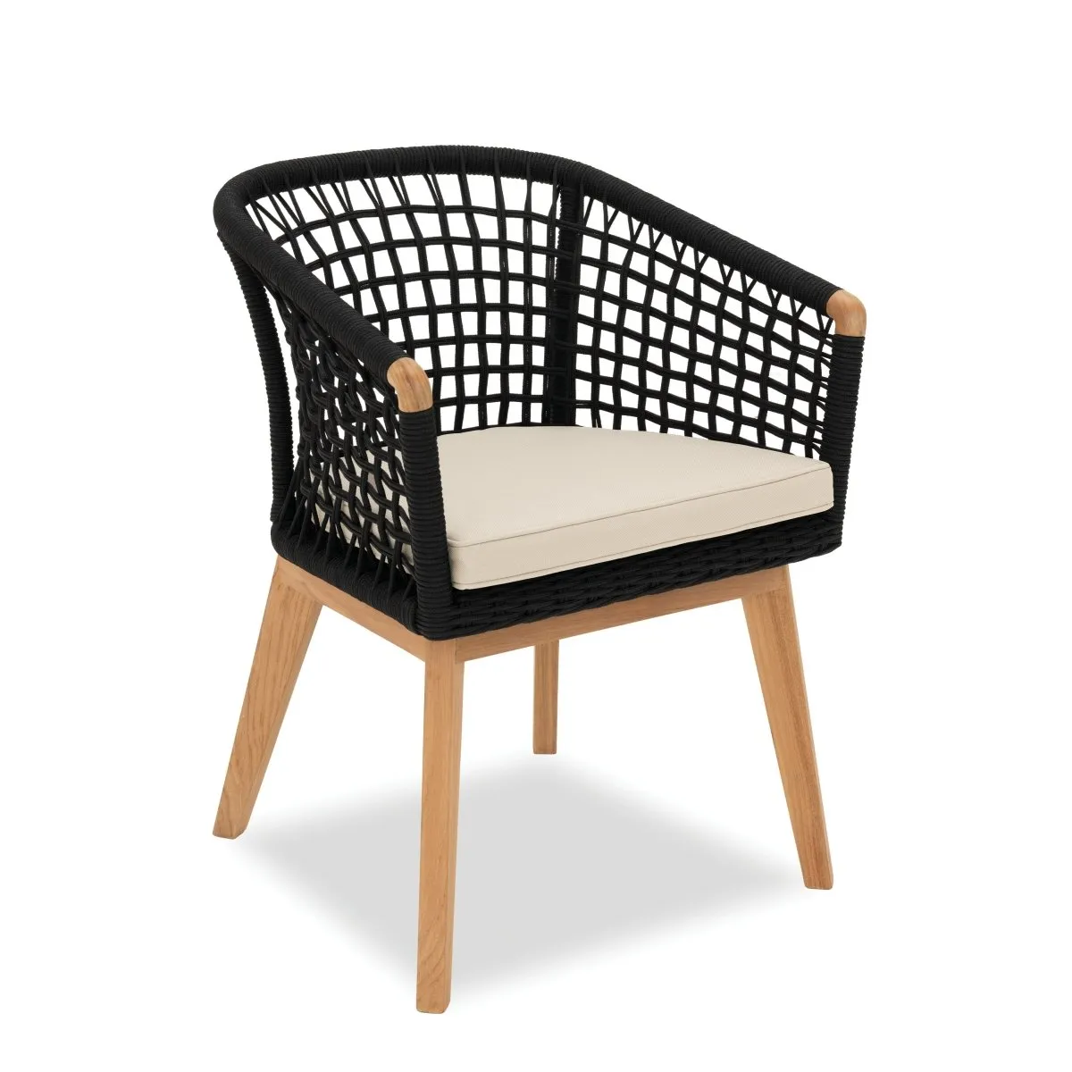 Pimlico Club Dining | Carver Chair Black Rope