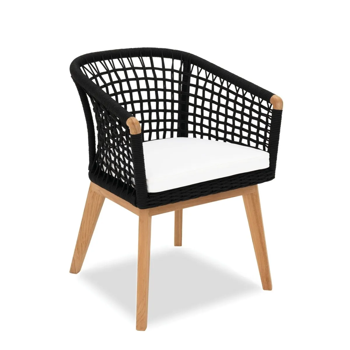 Pimlico Club Dining | Carver Chair Black Rope