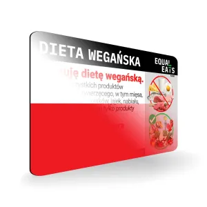 Polish Vegan Card