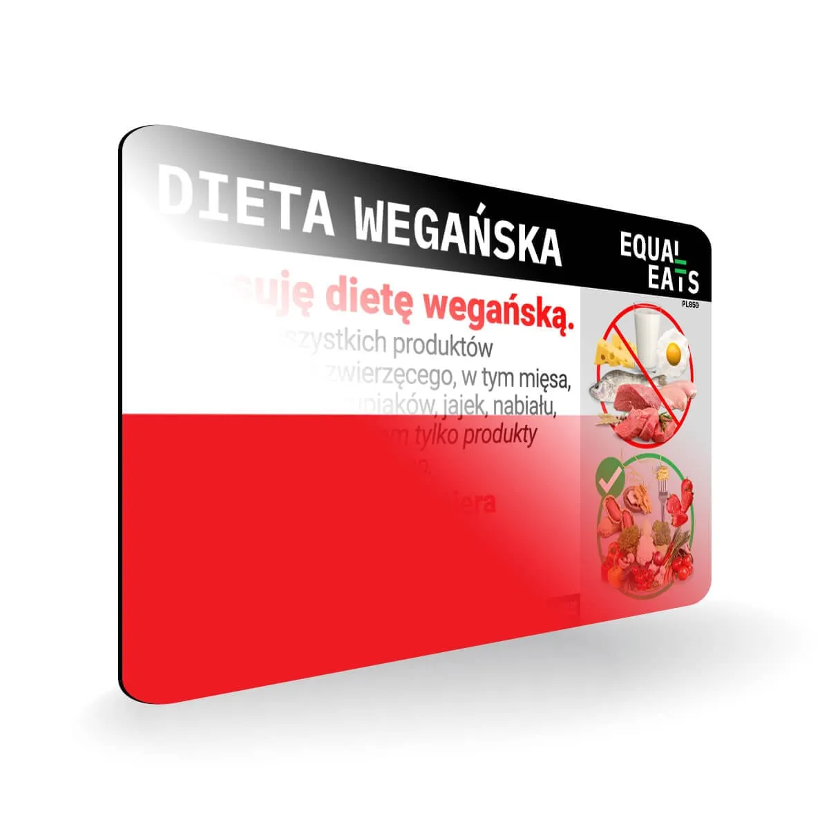 Polish Vegan Card